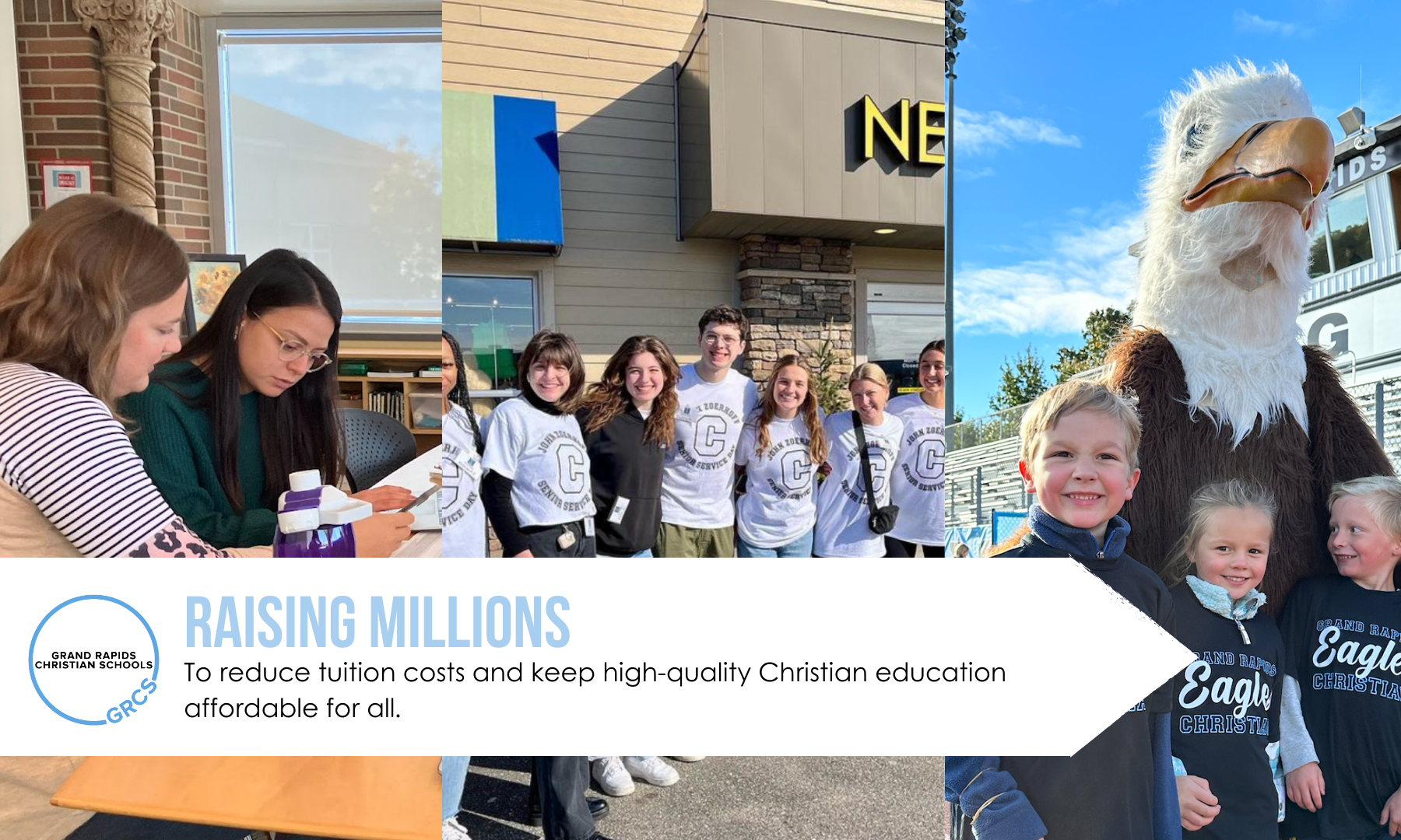New 2 You proudly supports Grand Rapids Christian Schools