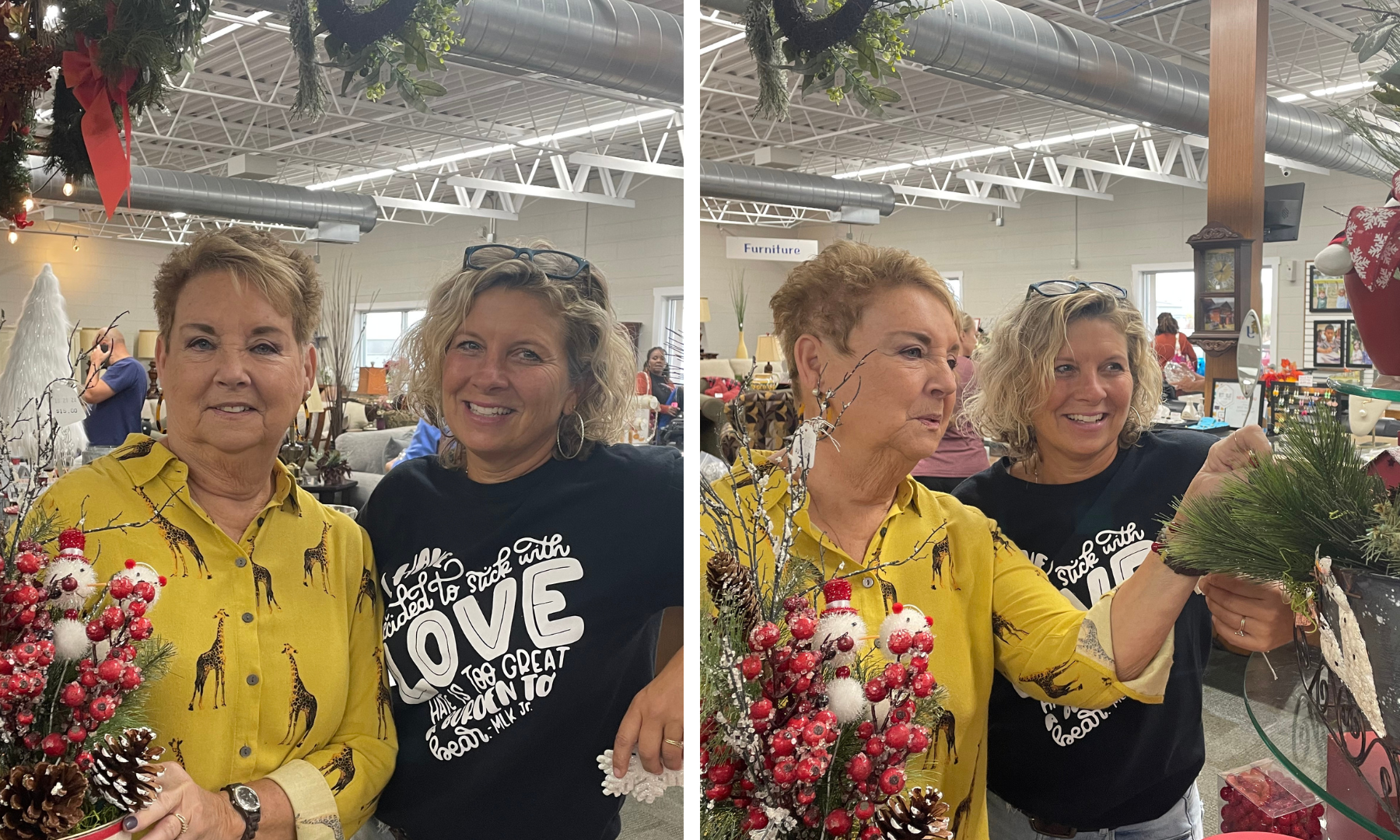 New 2 You floral volunteers