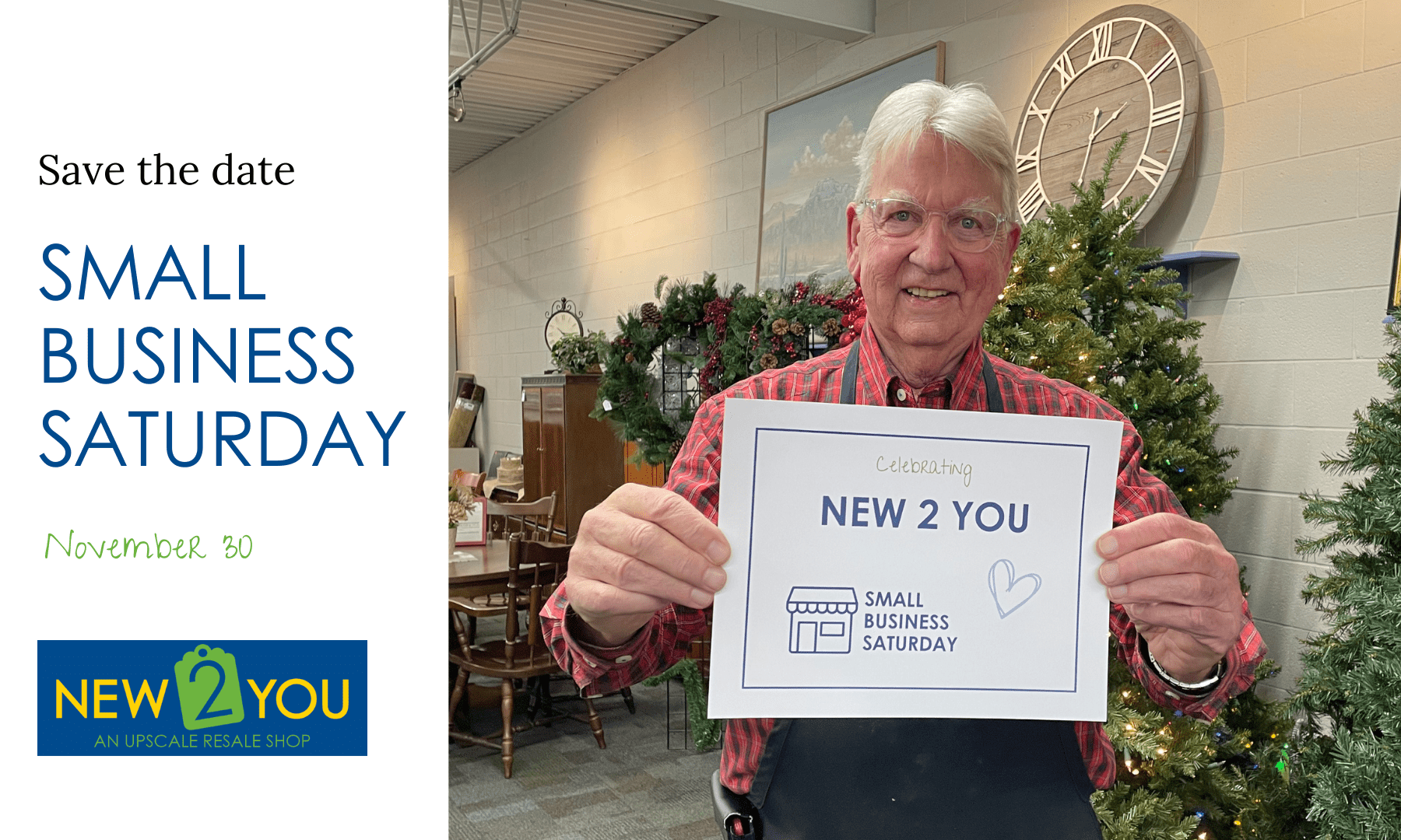 New 2 You in Grand Rapids is celebrating Small Business Saturday on November 30