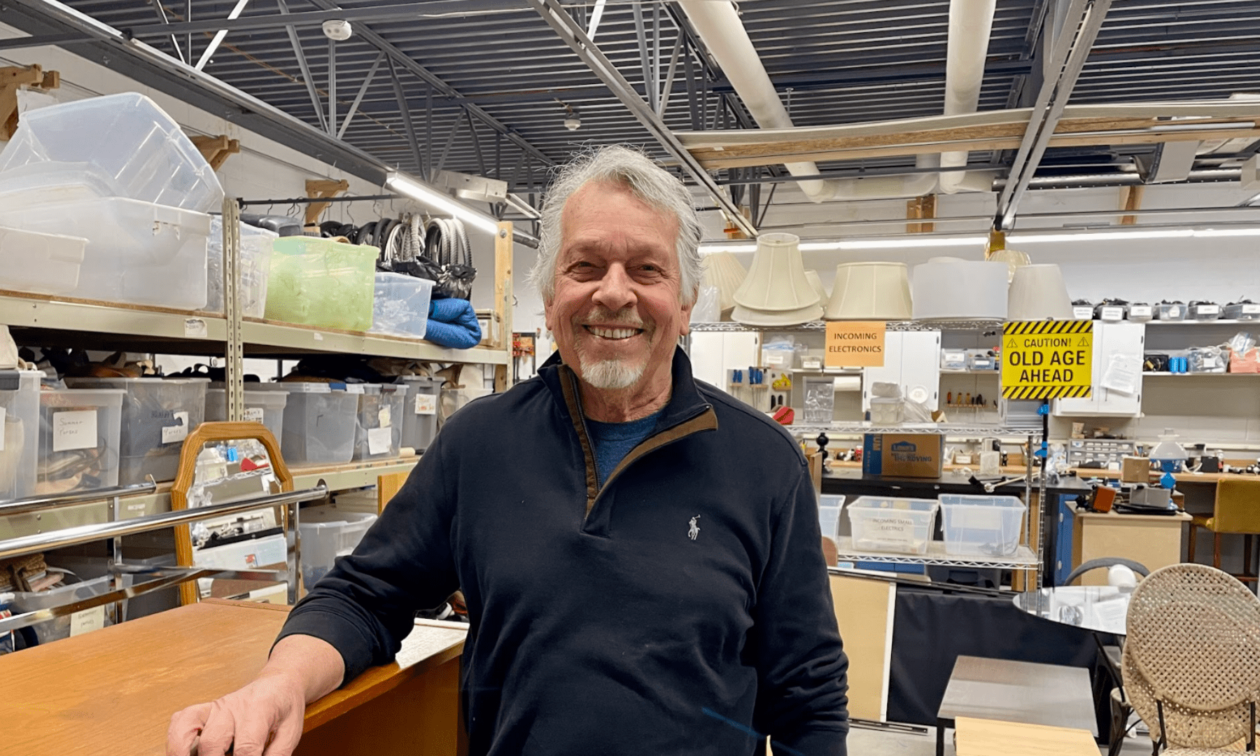 New 2 You volunteer Jerry