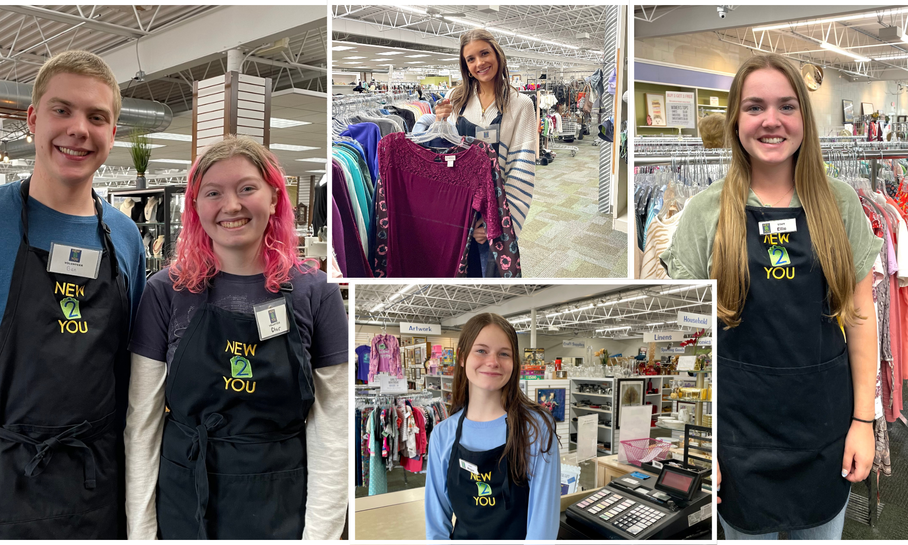 Class of 2025 seniors who work at New 2 You