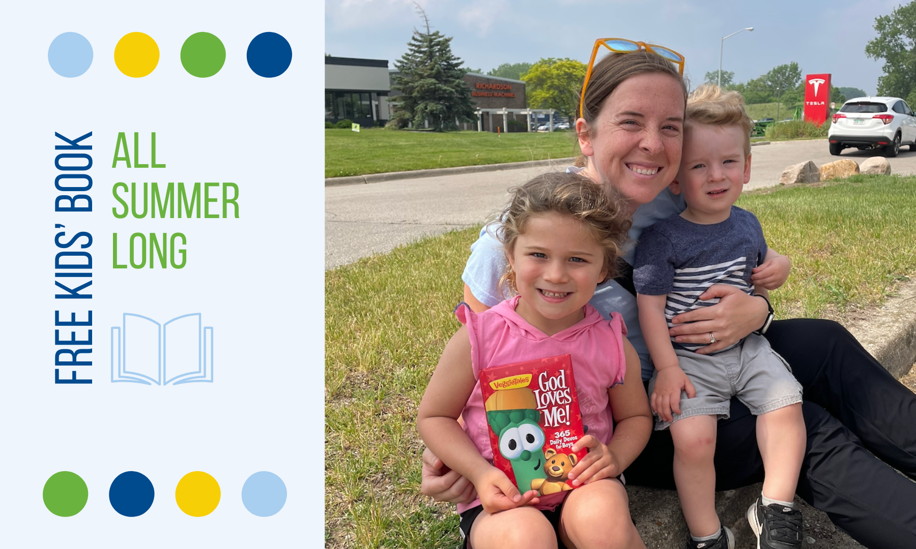 Kids get a free book all summer long at New 2 You in Grand Rapids