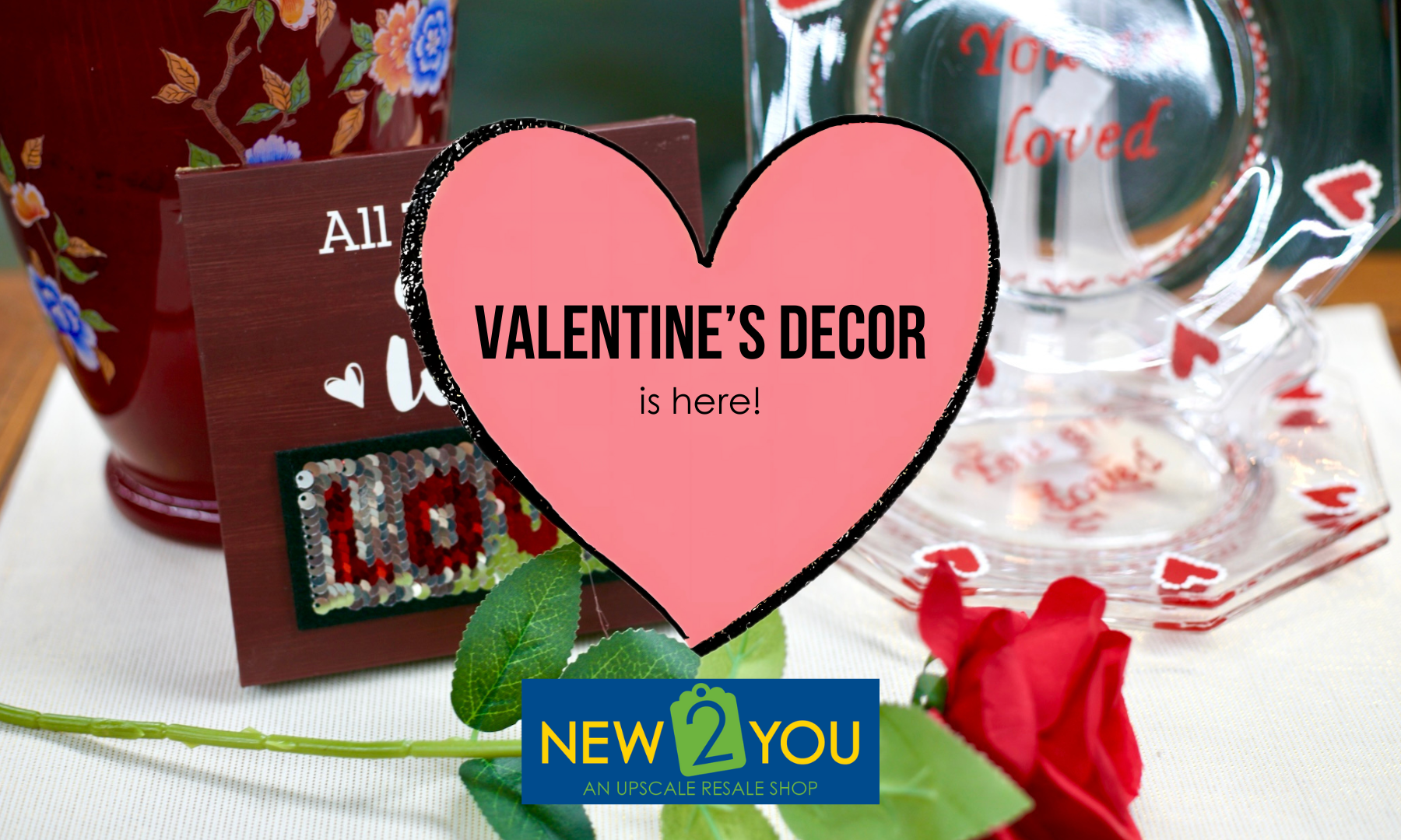 Valentine's Day decor is here