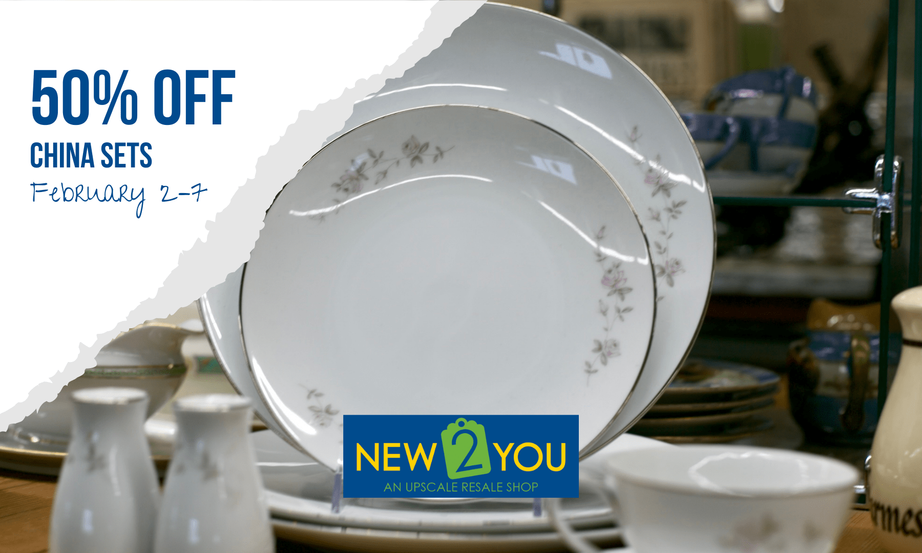 China sets are 50% off from February 2–7.