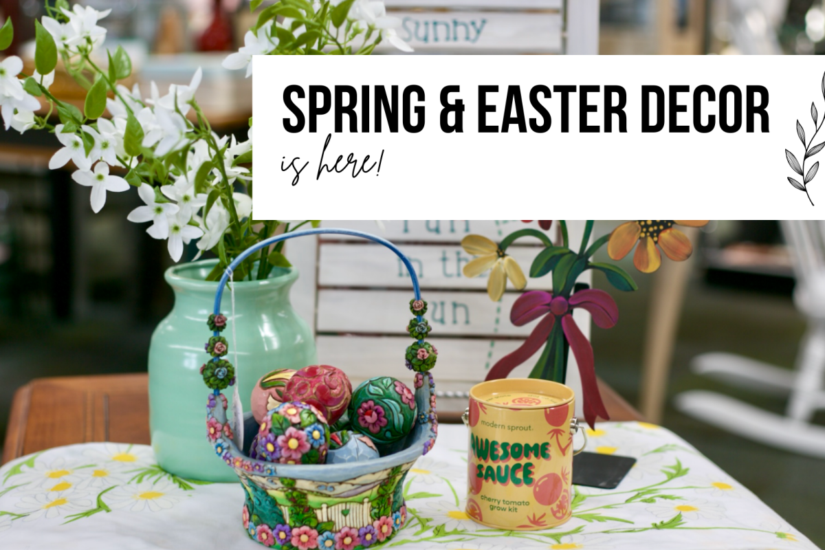 Spring and Easter decor is available for sale at New 2 You