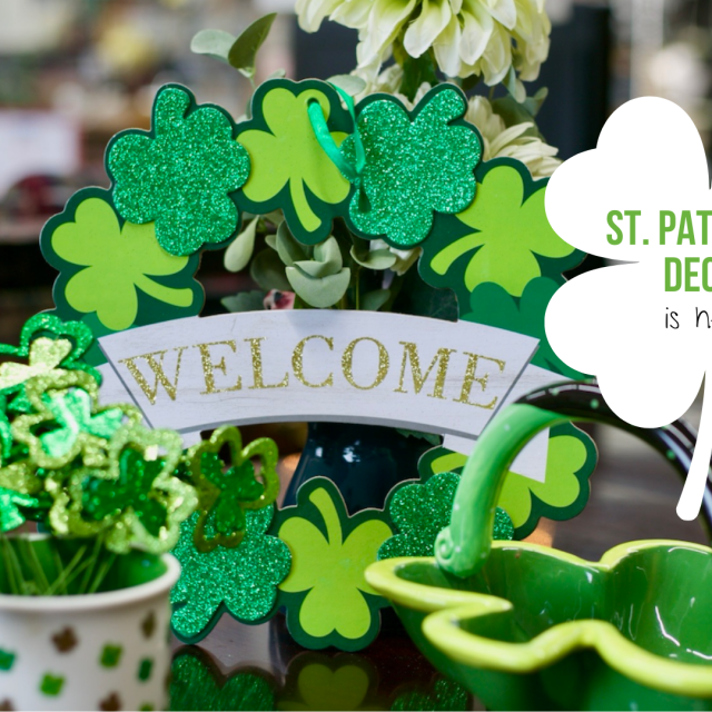 St. Patrick's Day decor is here