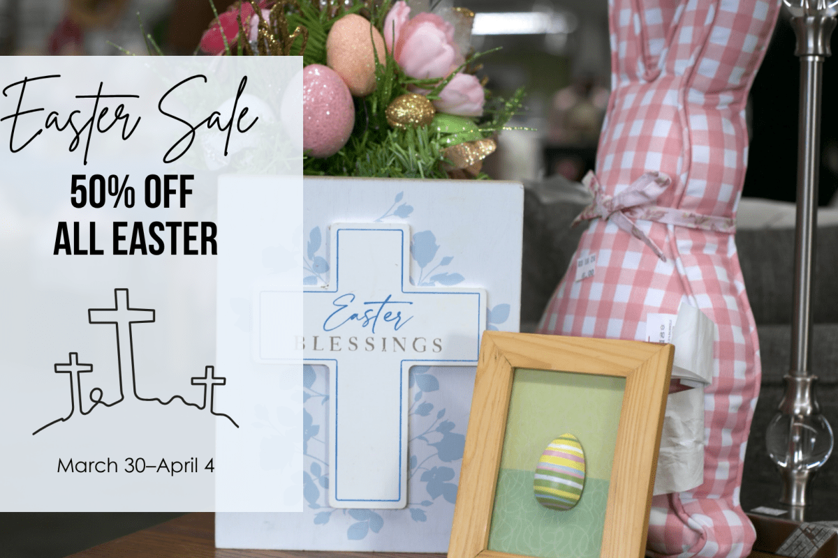 Easter is 50% off at New 2 You in Grand Rapids from March 30–April 4.