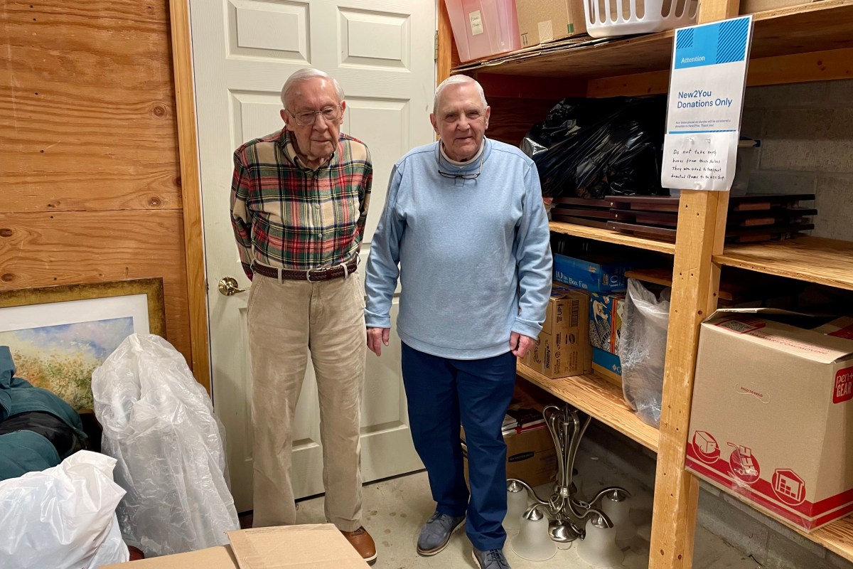 Volunteers Herb and Al at the Holland Home Mission Dock