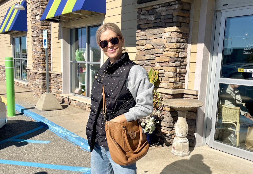 Customer shopping at New 2 You in Grand Rapids