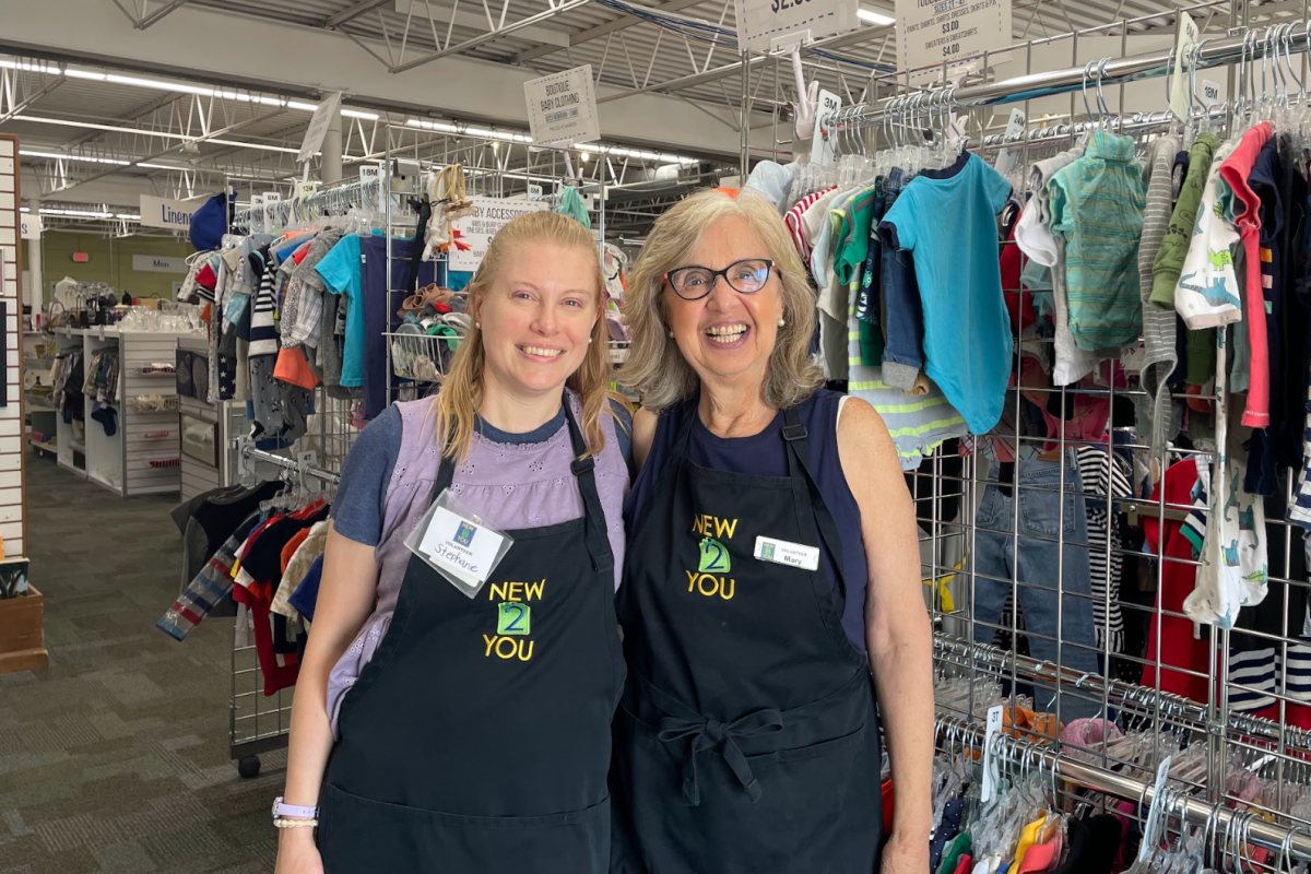 Volunteers at New 2 You in Grand Rapids, an upscale resale shop