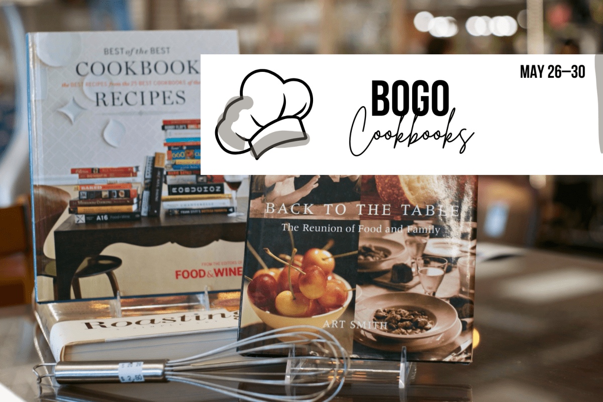 Cookbooks are BOGO from May 26–30