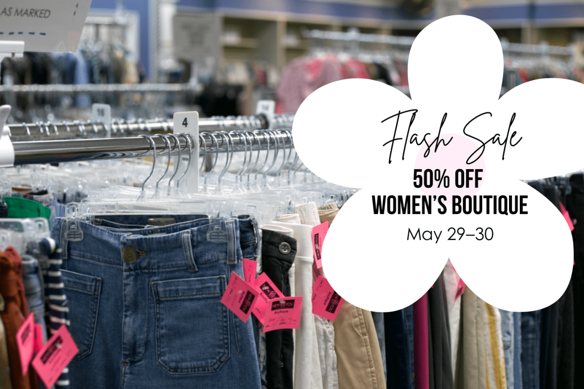Women's boutique clothes are 50% off from May 29–30 at New 2 You in Grand Rapids