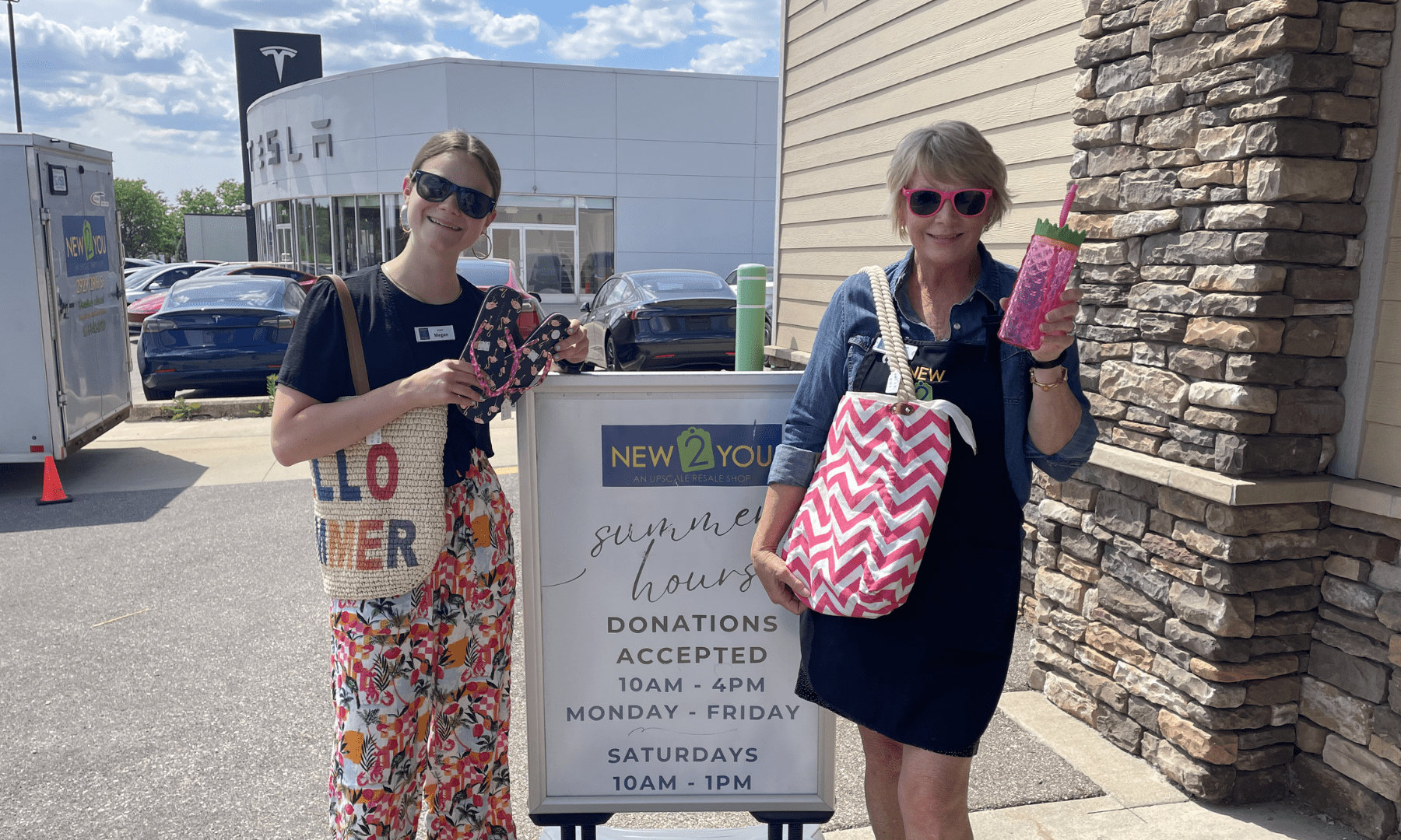 Volunteers in summer gear