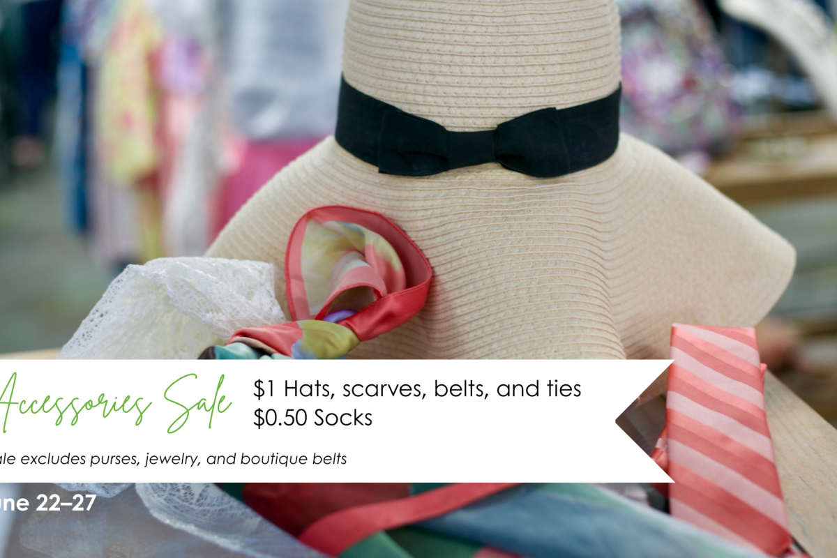 Accessories are on sale at New 2 You in Grand Rapids from June 22–25