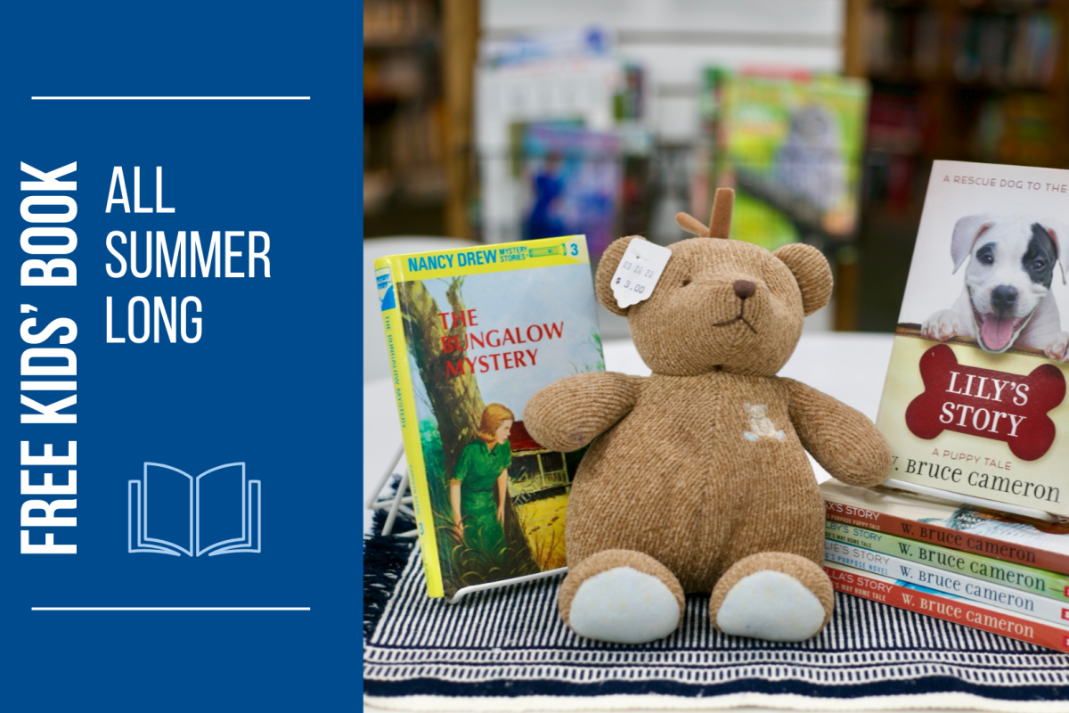 Kids get a free book at New 2 You in Grand Rapids