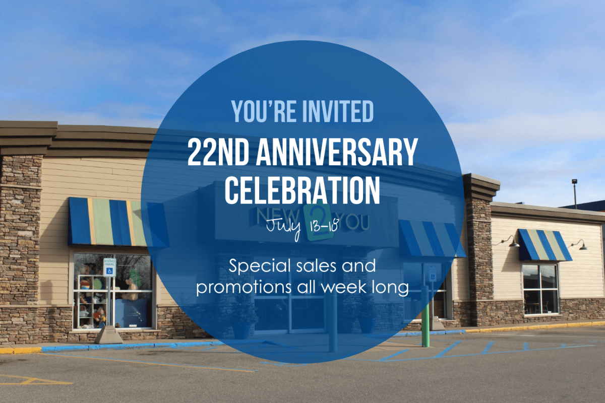 New 2 You's 22nd anniversary week is from July 13–18