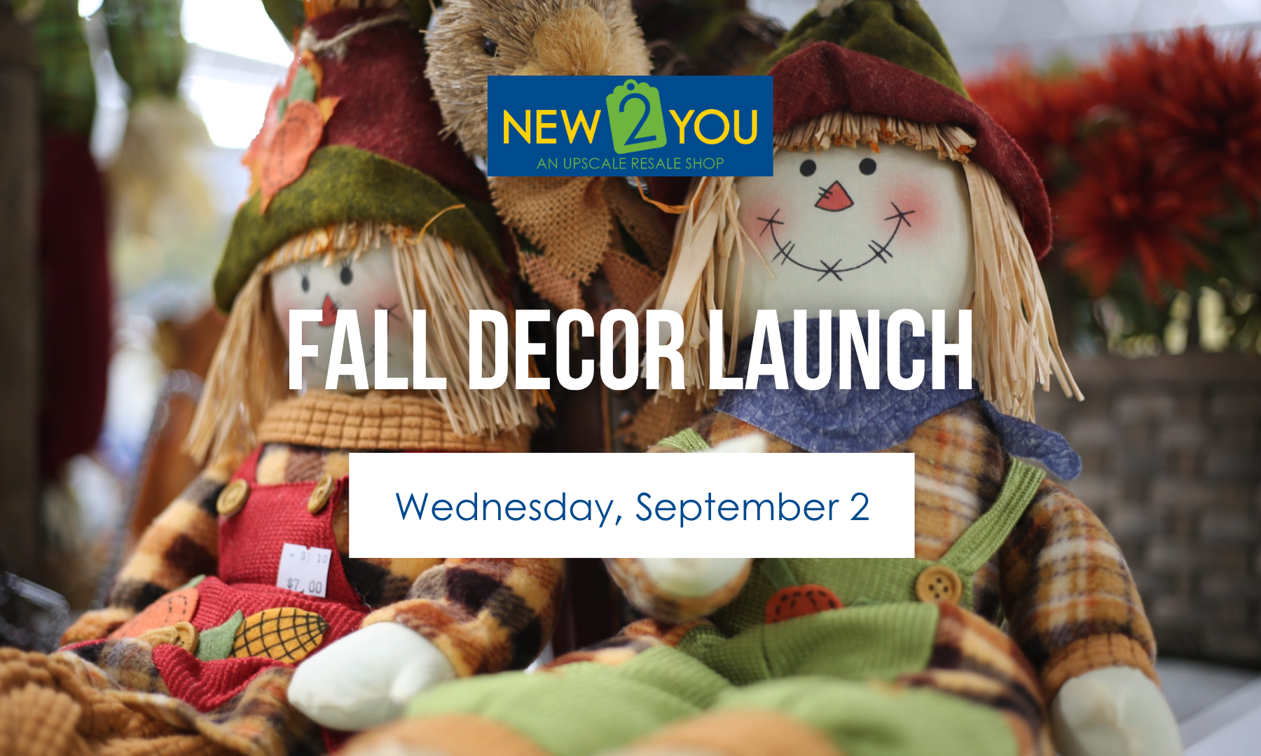 Fall decor is coming out Wednesday, September 2 at New 2 You in Grand Rapids