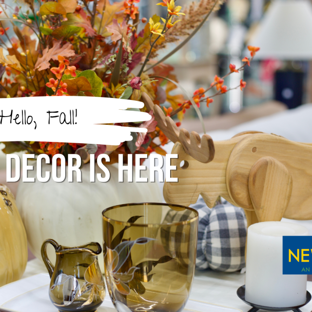 Fall decor is available for sale at New 2 You in Grand Rapids