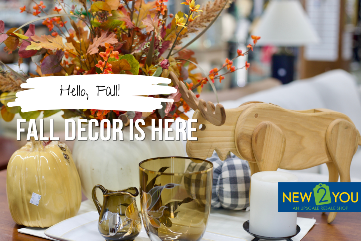 Fall decor is available for sale at New 2 You in Grand Rapids