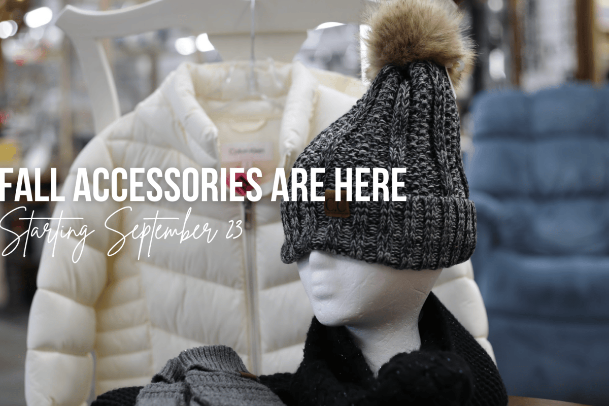 Fall accessories are available for sale at New 2 You in Grand Rapids