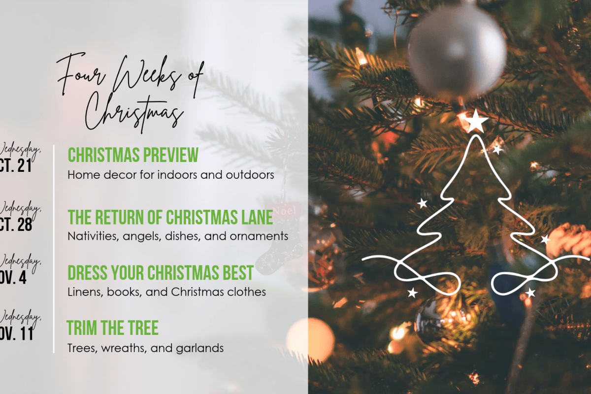 Four weeks of Christmas at New 2 You